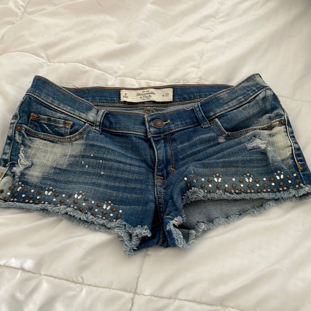 Abercrombie distressed denim panties. (Joking…they’re shorts)….I guess.